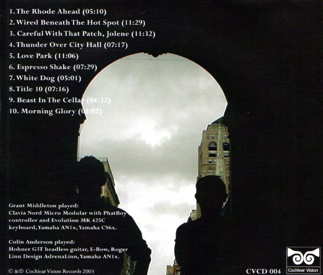 Over the Pond - rear cover